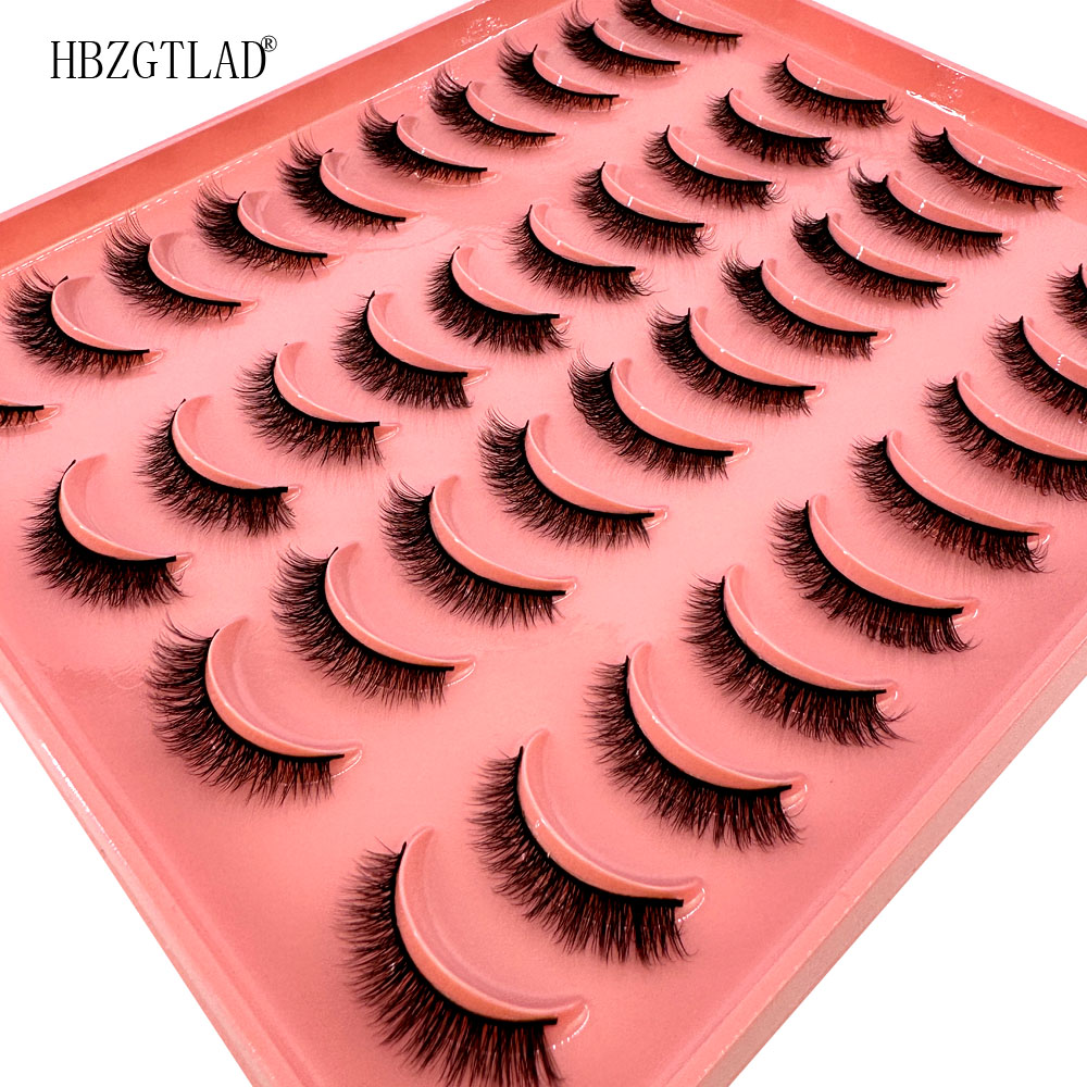 Eyelash Extension For Asian Eyes - New 20 Pairs Natural Long 3D