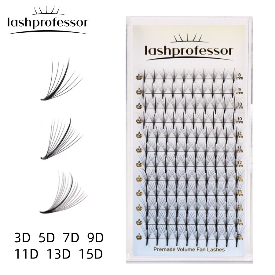Eyelash Extension Russian - 3D/5D/7D/9D/11D/15D Handmade Wispy Spike Thin Root