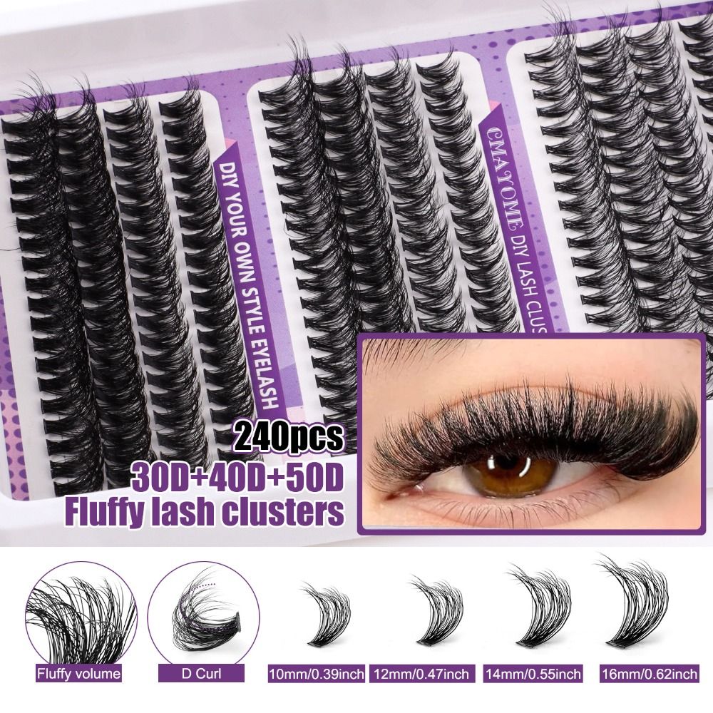 Natural Look False Eyelashes B - Eyelash Extension Look 评论和价格