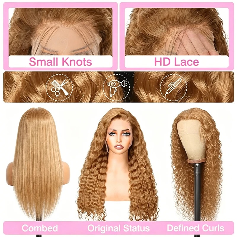 34 38Inch Honey Blonde Wig Hum - Eyelash Extension Natural Look 评论和价格