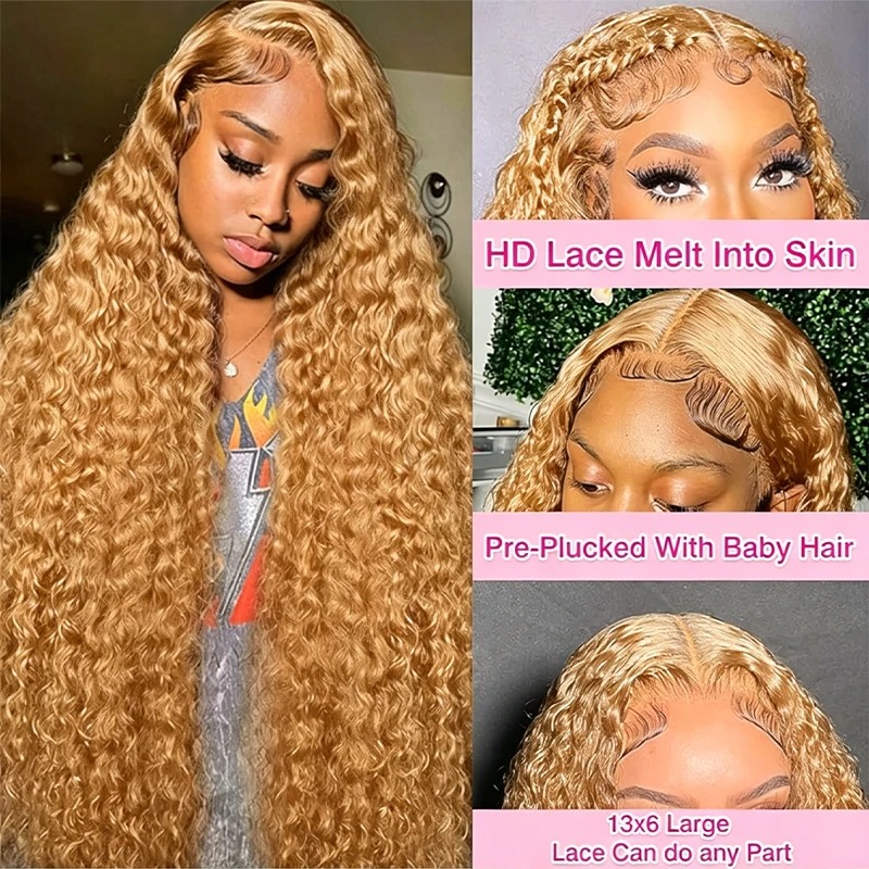 34 38Inch Honey Blonde Wig Hum - Eyelash Extension Natural Look 评论和价格
