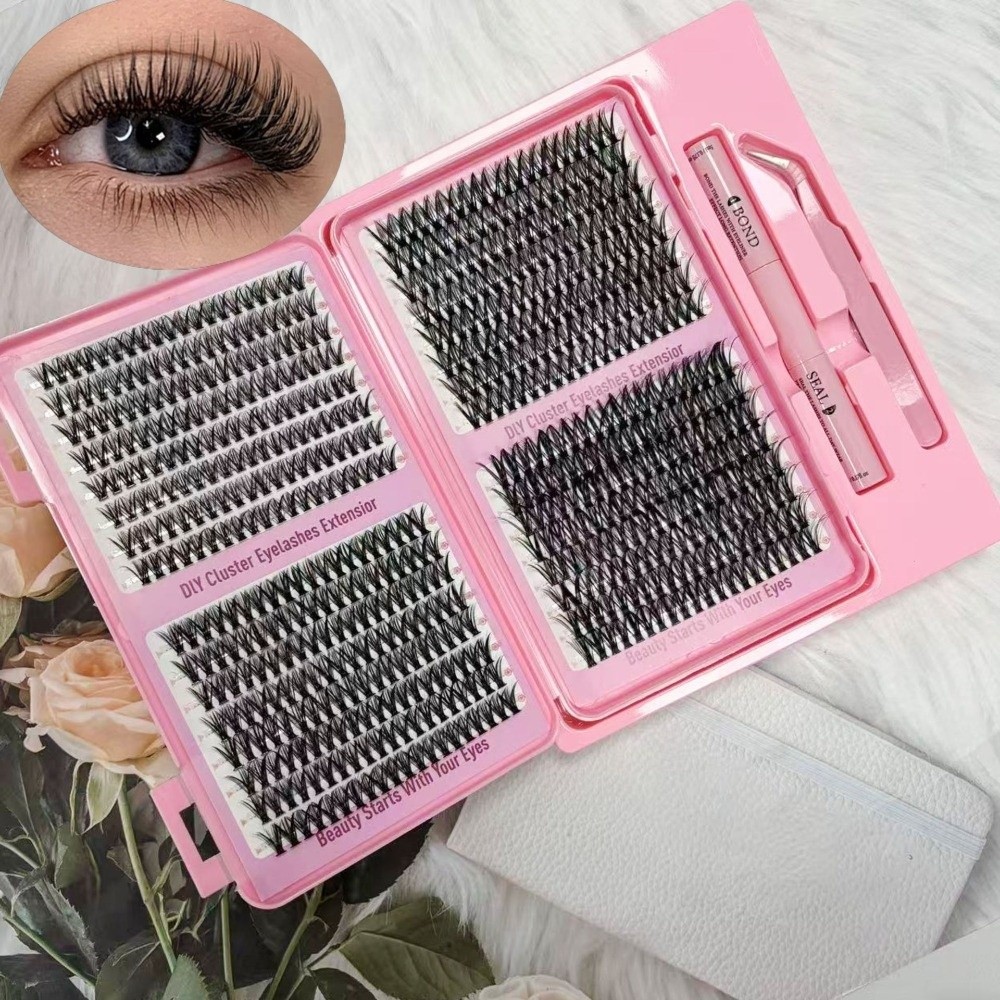 New Thick Long False Eyelashes - Eyelash Extension Look 评论和价格