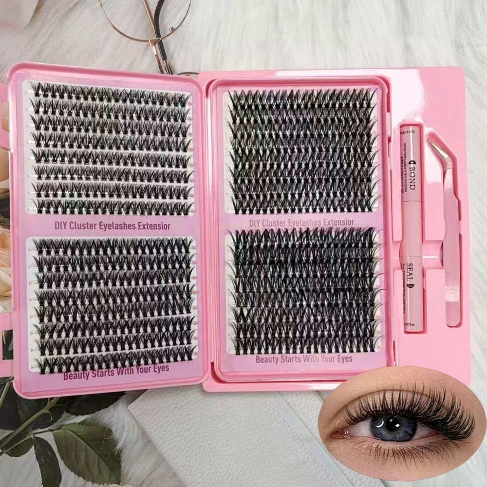 New Thick Long False Eyelashes - Eyelash Extension Look 评论和价格
